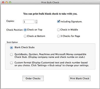 Imagen 1 para ezCheckPrinting for Mac O…