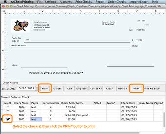 Imagen 8 para ezCheckPrinting for Mac O…