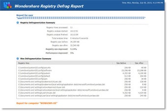 Image 0 pour Wondershare Registry Defr…