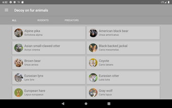 Imagen 0 para Decoy on fur animals