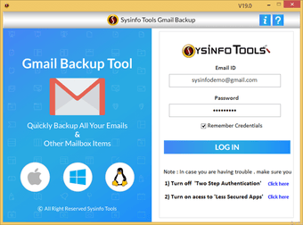 Image 0 for SysInfoTools Gmail Backup…
