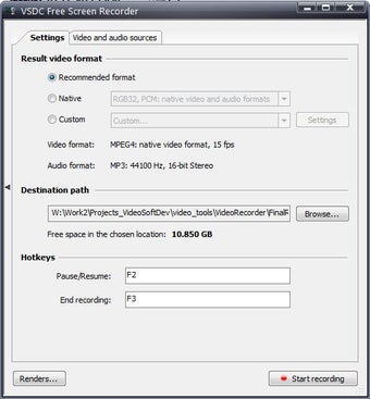 Image 0 pour VSDC Free Screen Recorder
