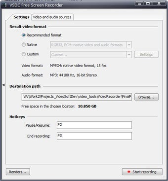 VSDC Free Screen Recorder