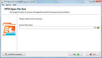 PPTX Open File Tool