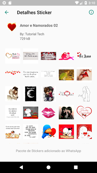 Imagen 0 para Stickers: Love - Valentin…