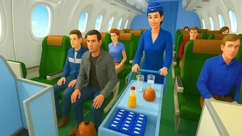 Bild 0 für Cabin Crew Simulator: Fly…