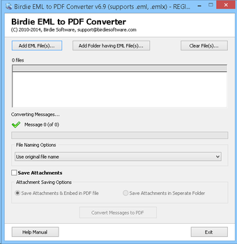 Image 0 pour Birdie EML to PDF Convert…