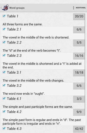 Obraz 0 dla Irregular verbs