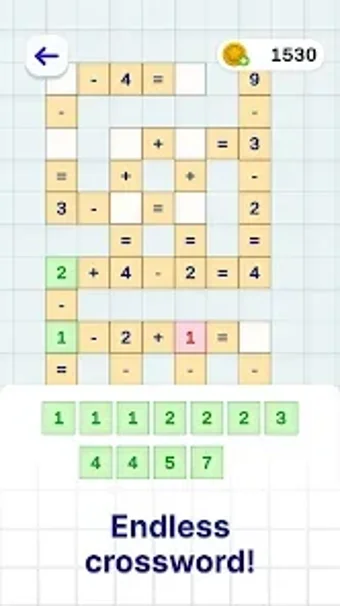 Math Crossword  Endless F…的第0张图片
