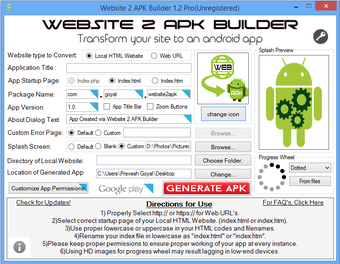 Bild 0 für Website 2 APK Builder