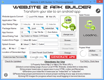 Bild 1 für Website 2 APK Builder