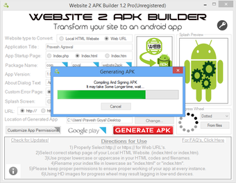 Bild 2 für Website 2 APK Builder