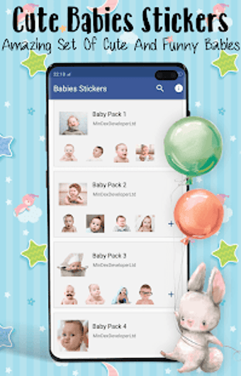 Immagine 2 per Babies Stickers for Whats…