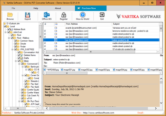 Vartika OLM to PST Converter Software