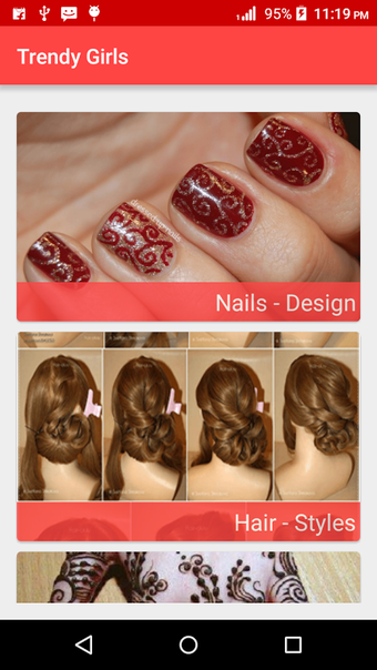 Hair styles,Nail Paint,Mehendi