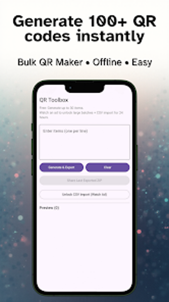 Obraz 0 dla QR Toolbox - Bulk Generat…