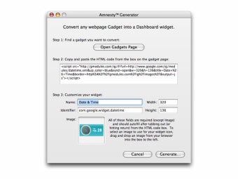 Download Amnesty Generator for Mac