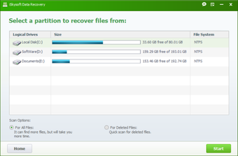 iSkysoft Data Recoveryの画像1