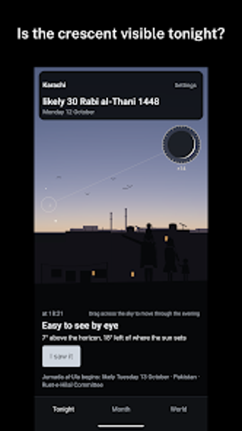 Bild 0 für Hilal Sky: Moon Sighting