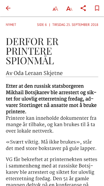 VG eavis