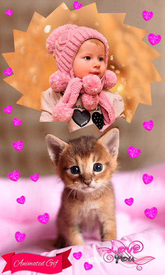 Immagine 0 per Sweet Cats GIF Photo Fram…