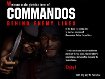 Obraz 3 dla Commandos: Behind Enemy L…