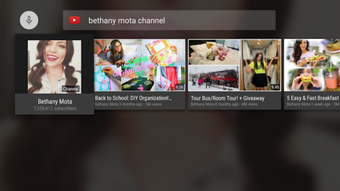 YouTube for Android TV