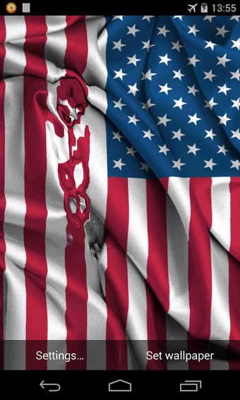 Bild 0 für Flag of USA Live Wallpape…