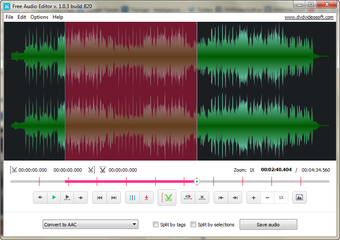 Obraz 2 dla Free Audio Editor