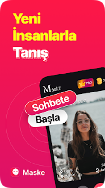 Bild 0 für Maske - sohbet uygulaması