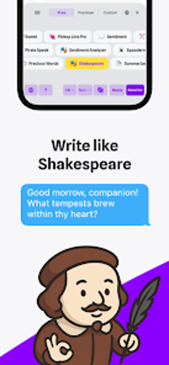 Bild 0 für CharacterKey - AI Keyboar…