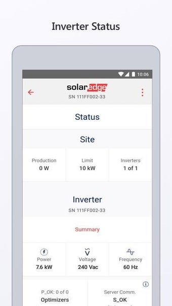 Immagine 0 per SolarEdge Inverter SetApp