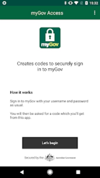 myGov Access - code creator