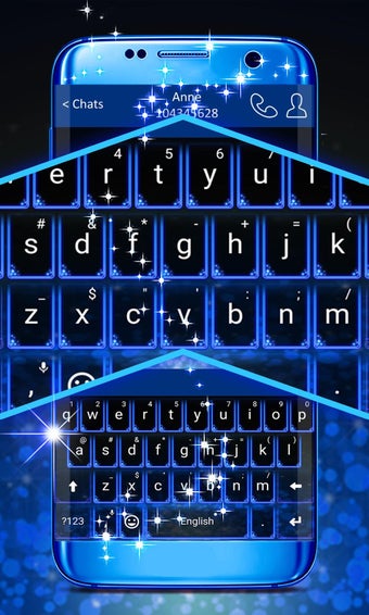 Blue Keyboard Theme