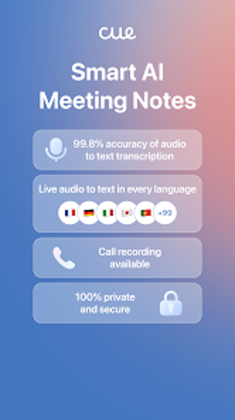 Cue - Smart AI Meeting No…の画像0