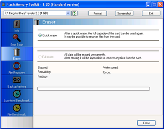 Image 2 pour Flash Memory Toolkit