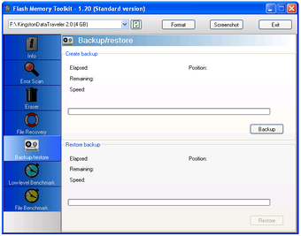 Obraz 5 dla Flash Memory Toolkit