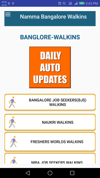 Bangalore Walkin jobs