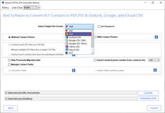 Obraz 0 dla Aryson VCF to CSV Convert…