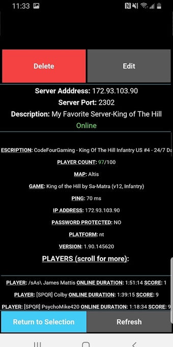 Imagen 0 para Server Info for ARMA 3
