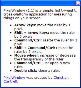 Image 0 for PixelWindow