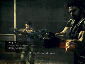 Obraz 1 dla Resident Evil 5 Benchmark