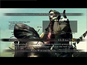 Resident Evil 5 Benchmarkの画像0