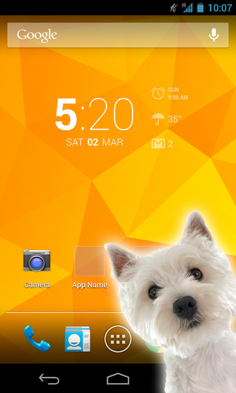 Virtual dog in phone的第0张图片