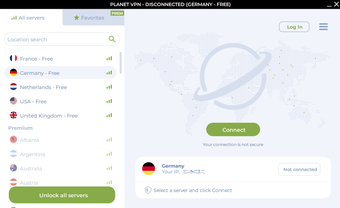 Bild 2 für Planet VPN - Free VPN Pro…