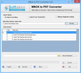 Bild 0 für MBOX to PST for Thunderbi…