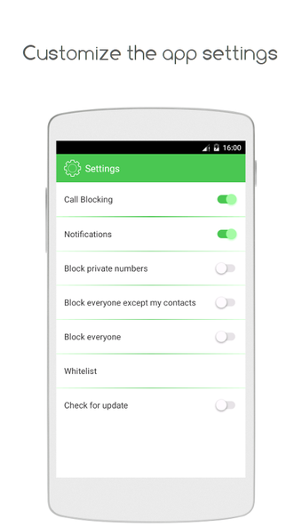 Call Blocker - Blacklist app