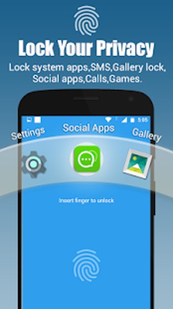 Imagen 7 para App lock - Real Fingerpri…