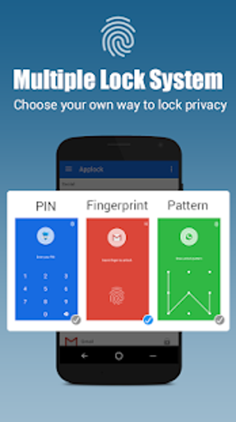 Imagen 3 para App lock - Real Fingerpri…