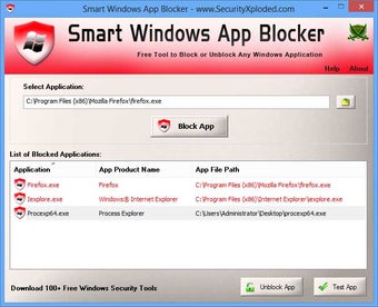 Immagine 0 per Smart Windows App Blocker